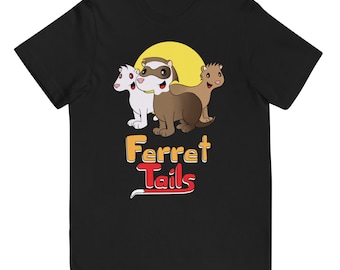 Ferret Tails Comic Characters Youth jersey t-shirt