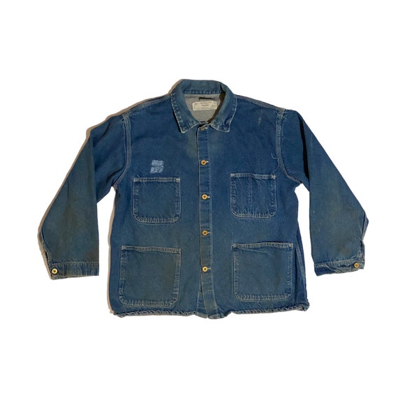 1960’s Universal Coverall Chicago Chore Coat XL Vi