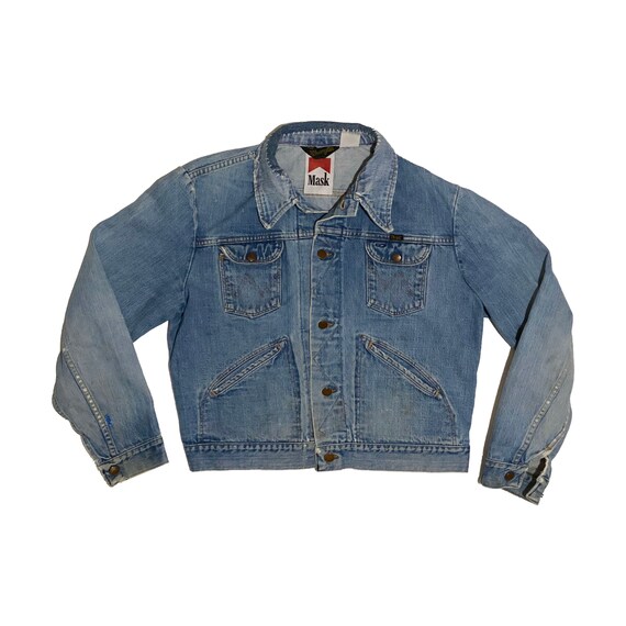 1960’s Mask + Wrangler Repaired Denim Jacket Made