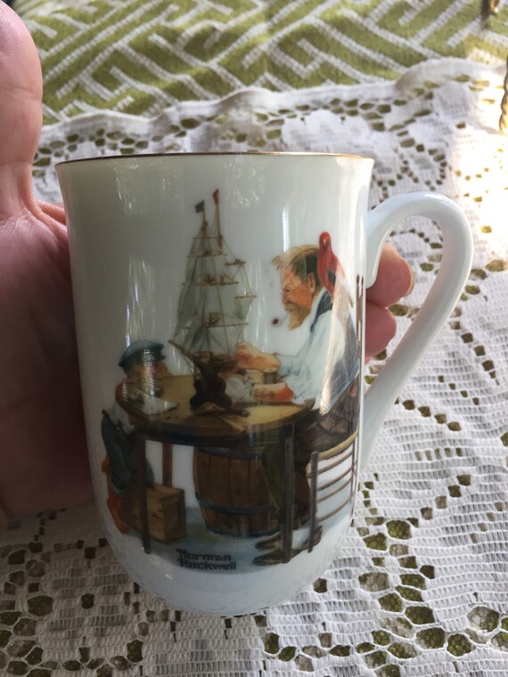 norman rockwell for a good boy mug
