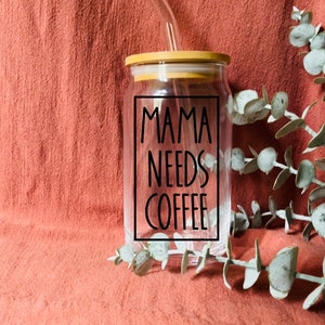MAMA Glass Can Cup