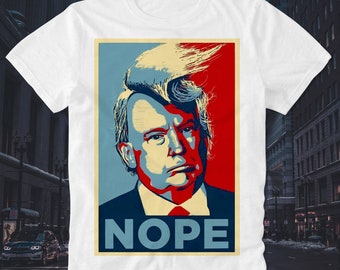 Donald Trump NOPE Hope Parody 1 1/4 button Anti Trump Drumpf Not My President Donald Trump NOPE Hope Parody 1 1/4 button Anti Trump Drumpf Not My President