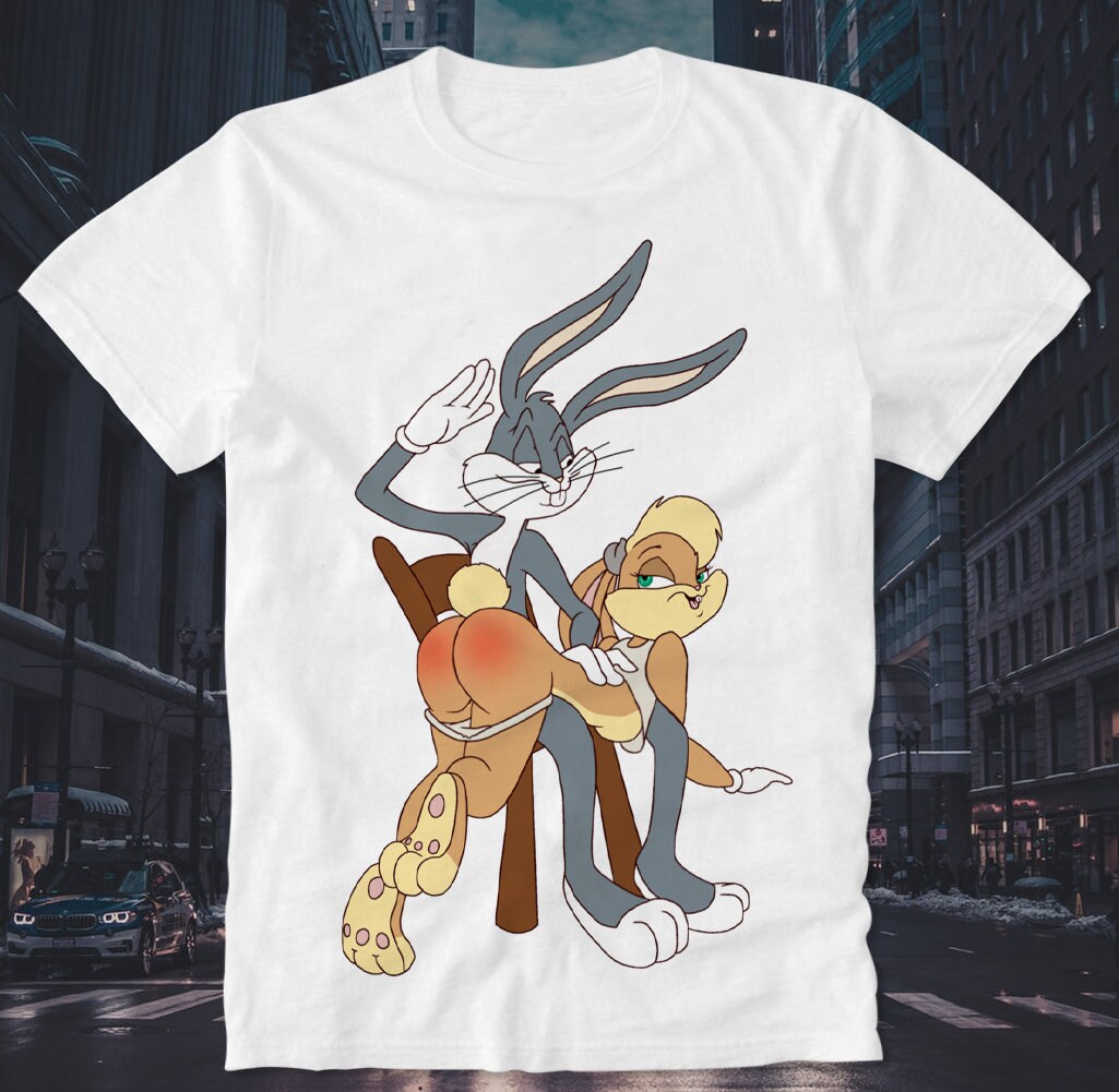 T Shirt Bugs Bunny Spanks Lola Spass Lustige Spassshirt Witz Etsy
