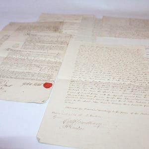 Original 200year Old Documents 18th Century. - Etsy