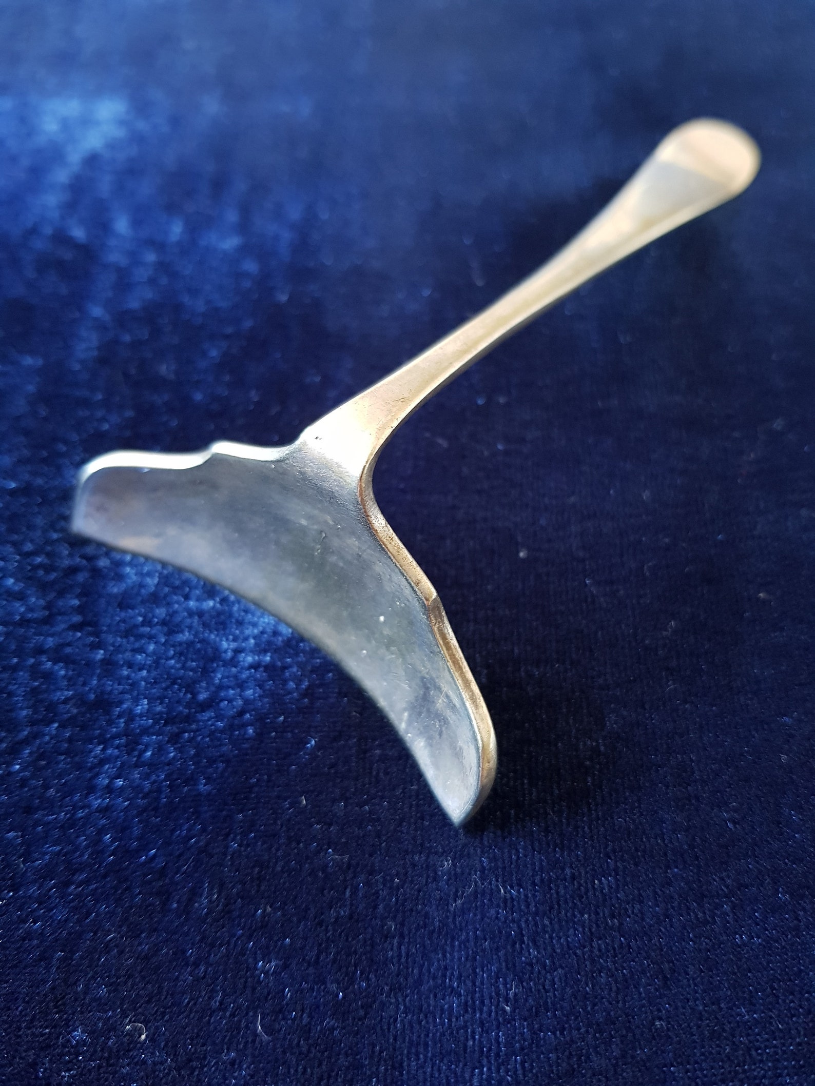 Antique silver plate pusher cutlery set and silver spoon Etsy