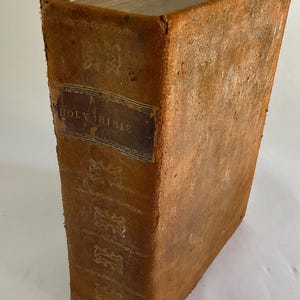 Antique Bible, John Baskett 1733