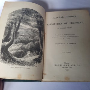 The Natural History of Selborne by Gilbert White 1887 edition, natural history classic