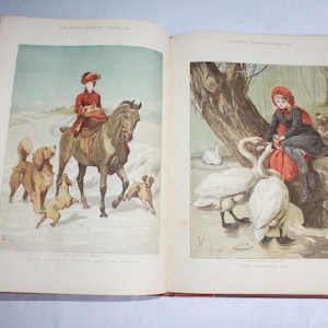 Libro antico, copie rilegate di The Graphic 1883. Libro unico e raro, comprese le edizioni natalizie.