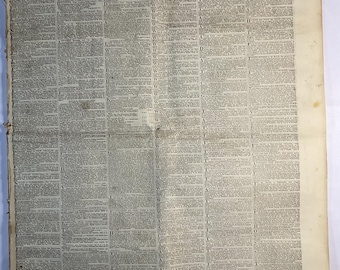 Periódicos antiguos, 6 ejemplares de The Times de 1839 - originales.