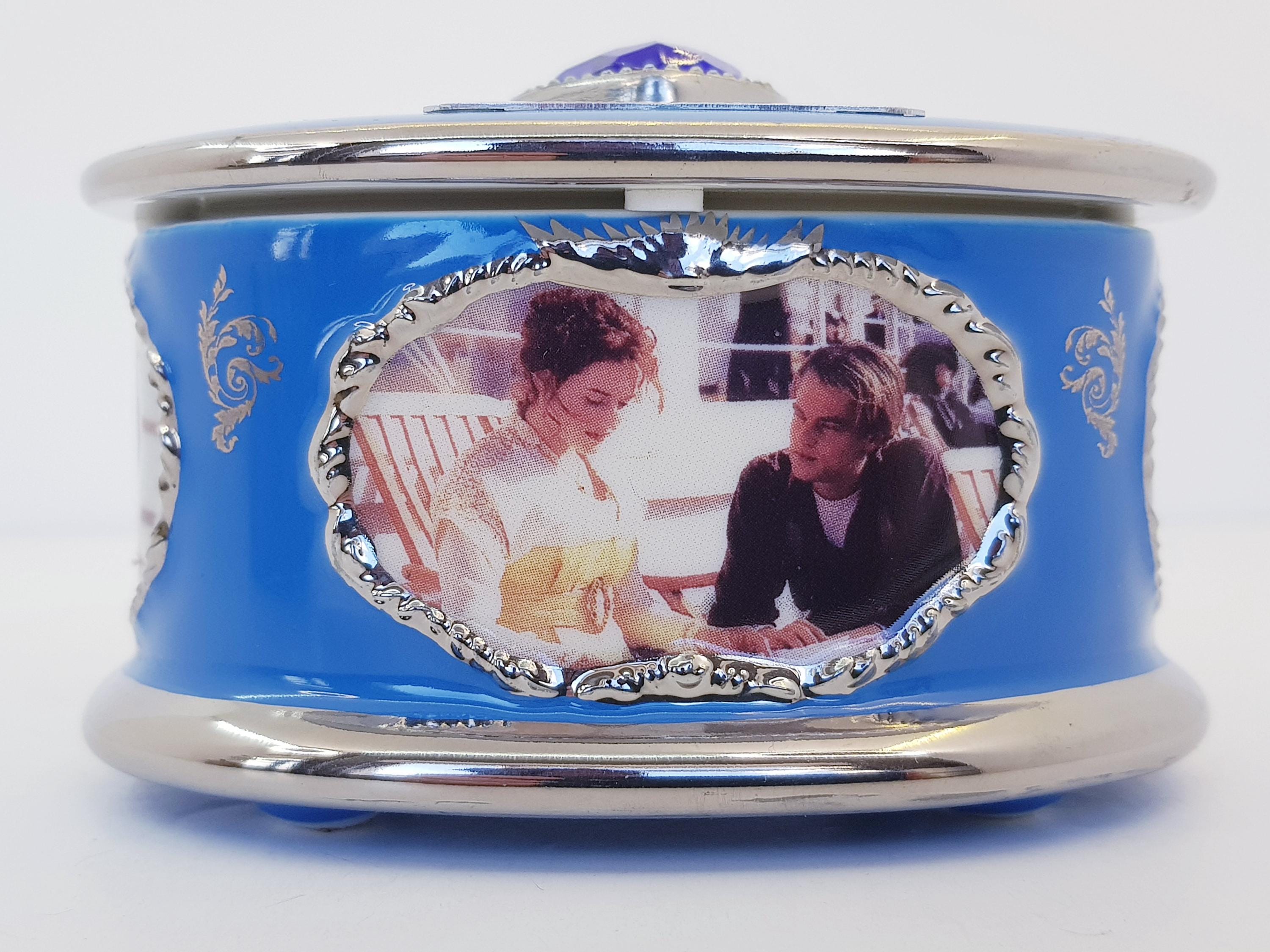 Rose - ''titanic'' Ardleigh Elliott Music Box With Certificate of