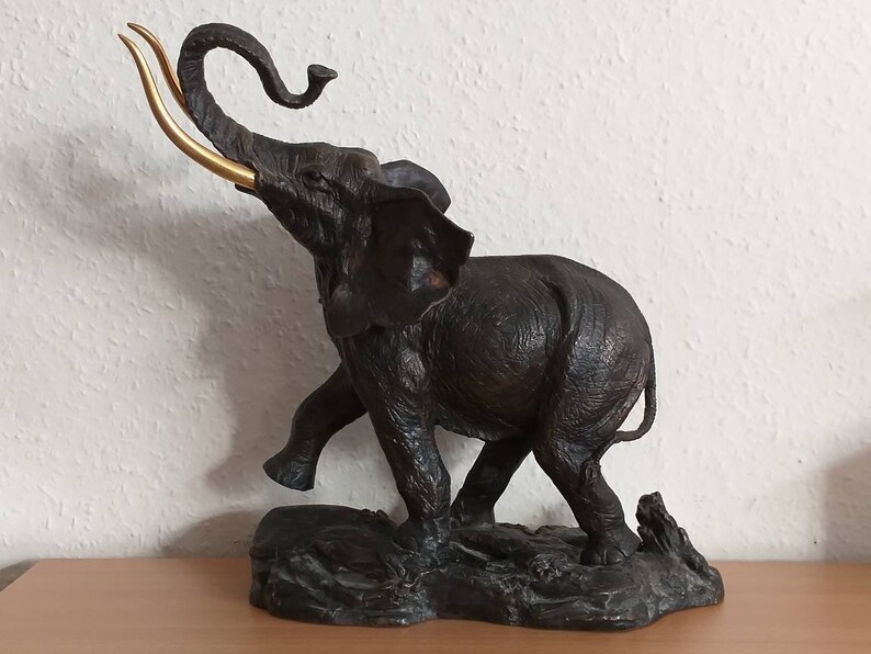 Franklin Mint Giant of the Serengeti bronze Etsy