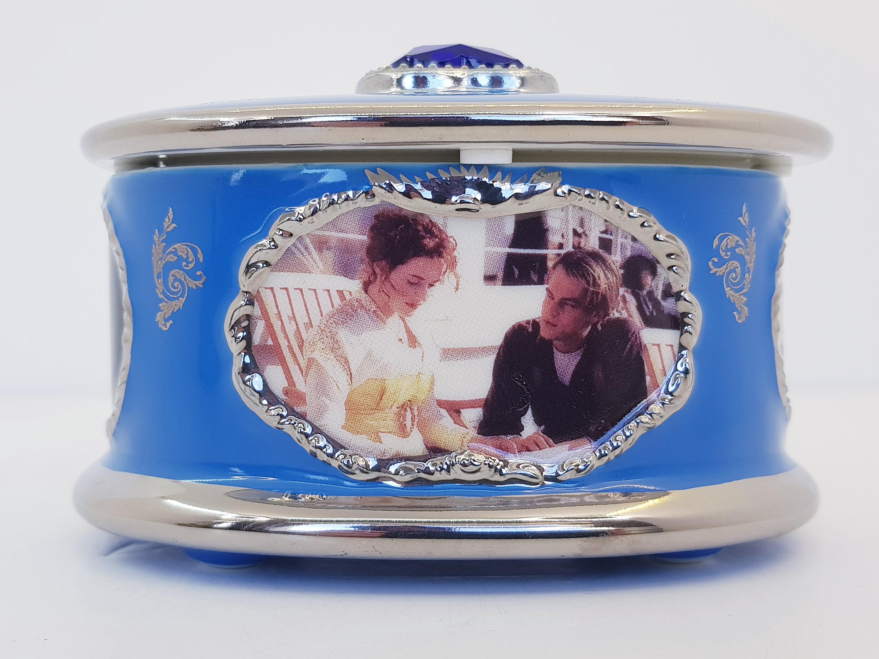 Rose - ''titanic'' Ardleigh Elliott Music Box With Certificate of
