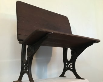 Antique School Chair Etsy