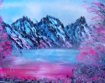 Spray Paint Art, Cosmic Abstract, Spray Paint Galaxy
