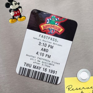 Muppet Vision 3D Fastpass Magnet