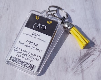 Cats Broadway Musical Ticket Keychain