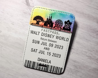 Classic Trip Announcement Ticket Luggage Tag