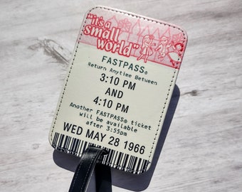 Small World FastPass Luggage Tag