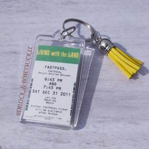 Living with the Land FastPass Keychain