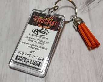 Hollywood Rip Ride Rock It express pass Keychain