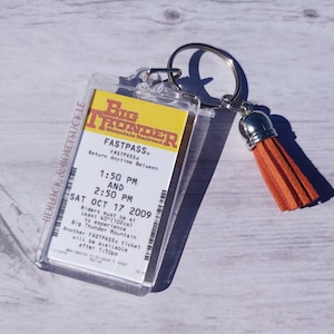 Big Thunder Mountain Railroad FastPass Keychain