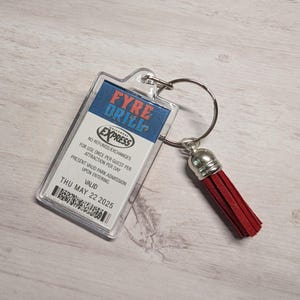Fyre Drill Dragon HTTYD express pass Keychain
