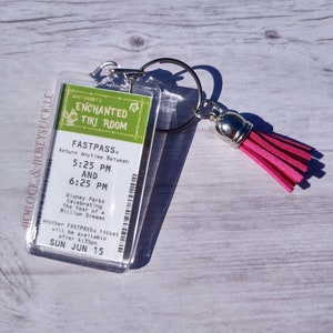 Enchanted Tiki Room FastPass Keychain