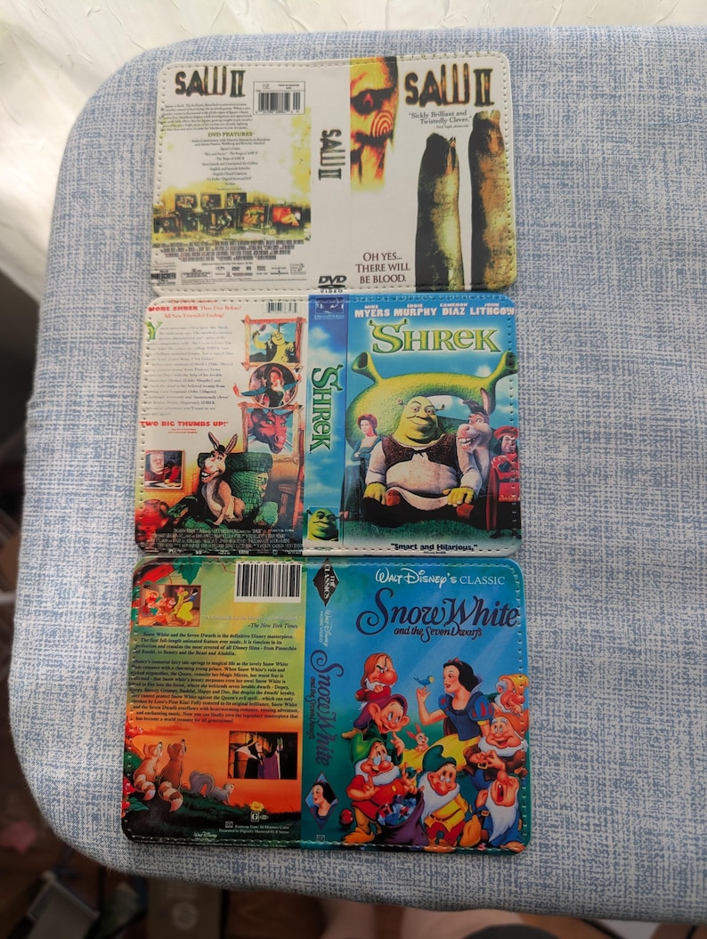 Custom Favorite Movie VHS or DVD Card Holder RFID Blocking Wallet bild 2