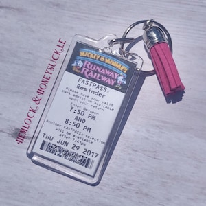 Runaway Rail Way FastPass Keychain
