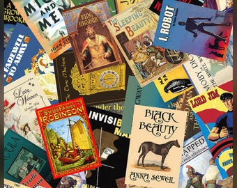 Custom Favorite Book or Novel Card Holder RFID Blocking Wallet