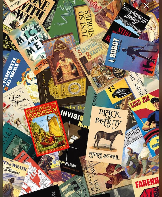 Custom Favorite Book or Novel Card Holder RFID Blocking Wallet