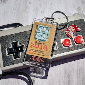 The Legend of Zelda NES Cartridge Keychain