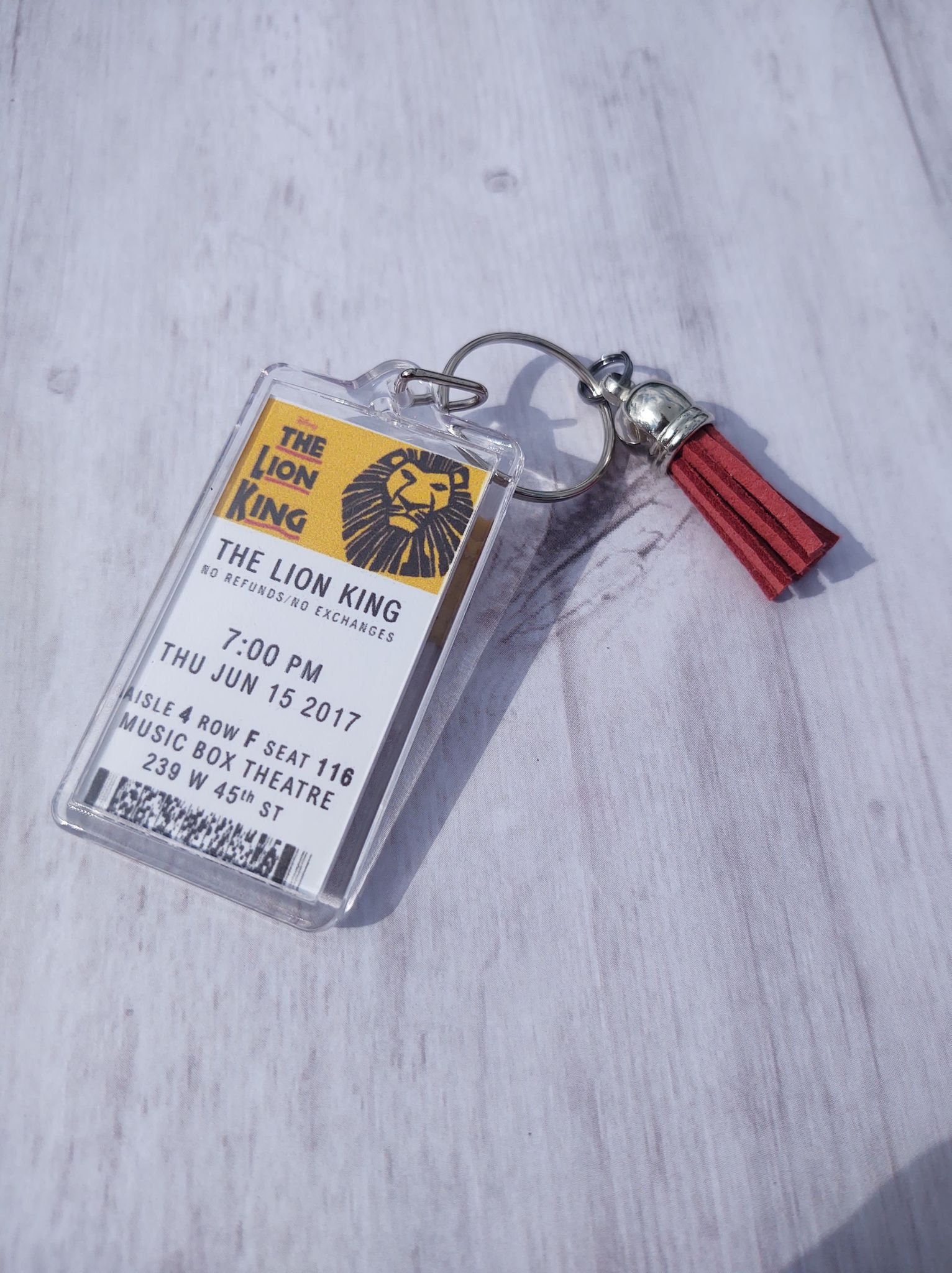 Lion king broadway keychain sale