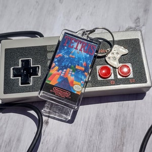 Tetris Original NES Cartridge Keychain