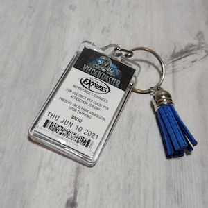 Velocicoaster Express Pass Keychain