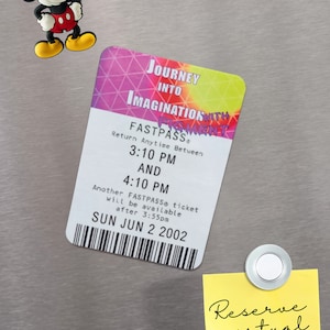 Journey into Imagination Figment FastPass Magnet