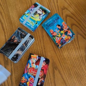 Custom Favorite Movie VHS or DVD Card Holder RFID Blocking Wallet bild 1