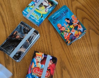 Custom Favorite Movie VHS or DVD Card Holder RFID Blocking Wallet