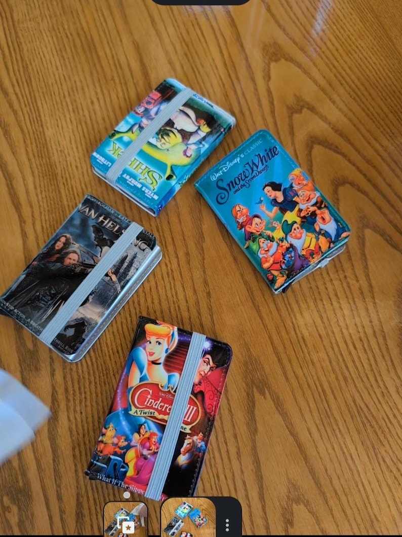 Custom Favorite Movie VHS or DVD Card Holder RFID Blocking Wallet bild 1
