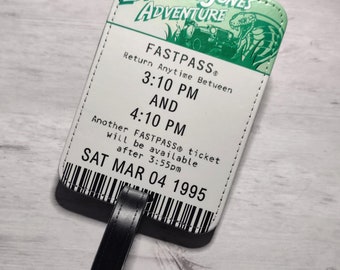 Indiana Jones Adventure FastPass Luggage Tag