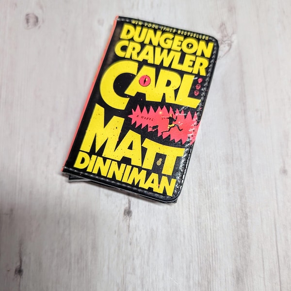 Dungeon Crawler Carl Matt Dinniman Favorite Book or Novel Card Holder RFID Blocking Wallet