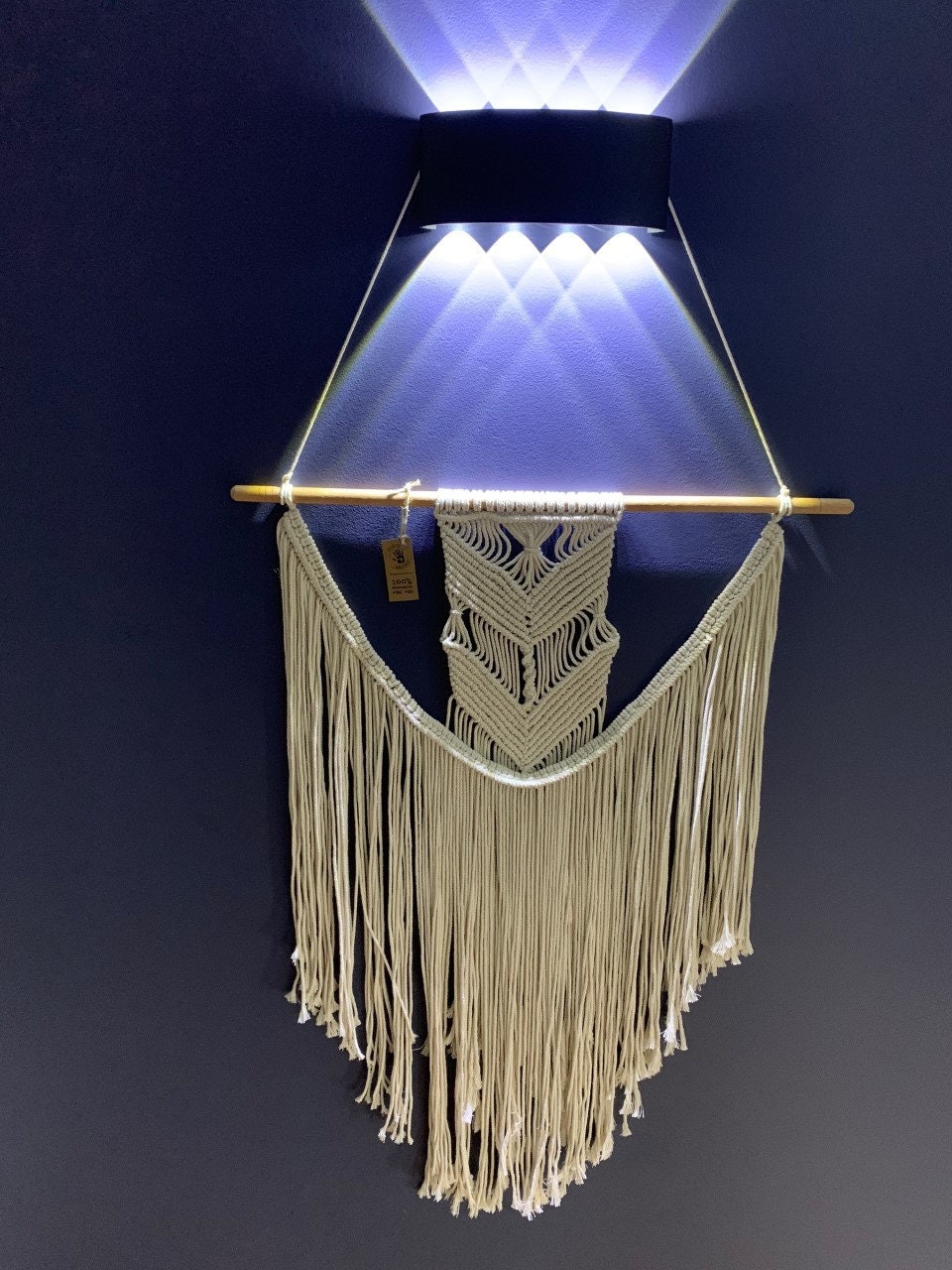 Panneau Deco Mural Macramé