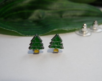 Christmas Tree Earrings,  Christmas earrings, Christmas studs, Christmas gifts, novelty earrings, Christmas gifts