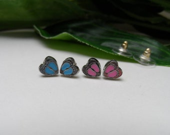 Baby Feet Heart Earrings, Its a Boy Earrings. its a Girl Earrings, footstep Earrings,Baby shower gifts