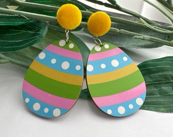 Easter Clip on Earrings, Easter earrings, Easter Egg earrings, clip on earrings, Easter gifts