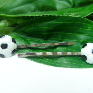 Set of 2 Football Bobby Pins, girls bobby pins, football hairclips, novelty hairclips,ggirls football party favors