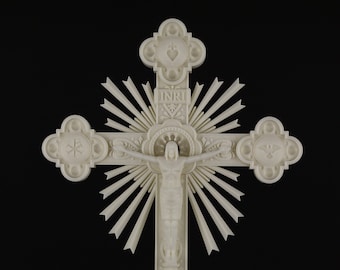 Standing Crucifix Vanilla (3D Printed)