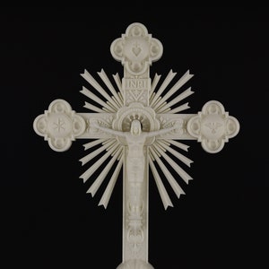 Standing Crucifix Vanilla (3D Printed)