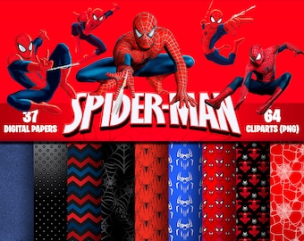 Kit Digital Hombre Araña para imprimir