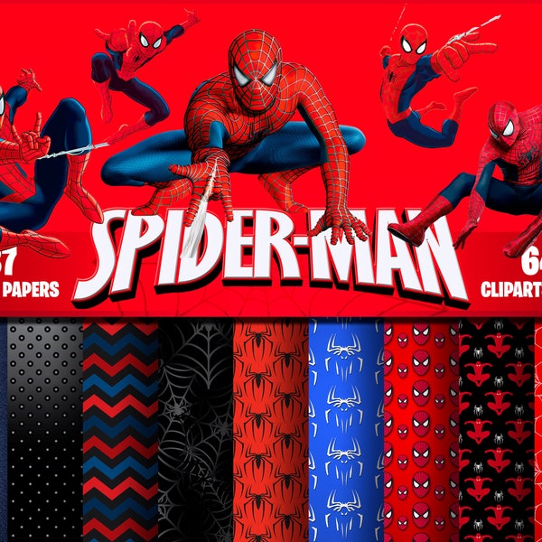 Kit Digital Hombre Araña para imprimir